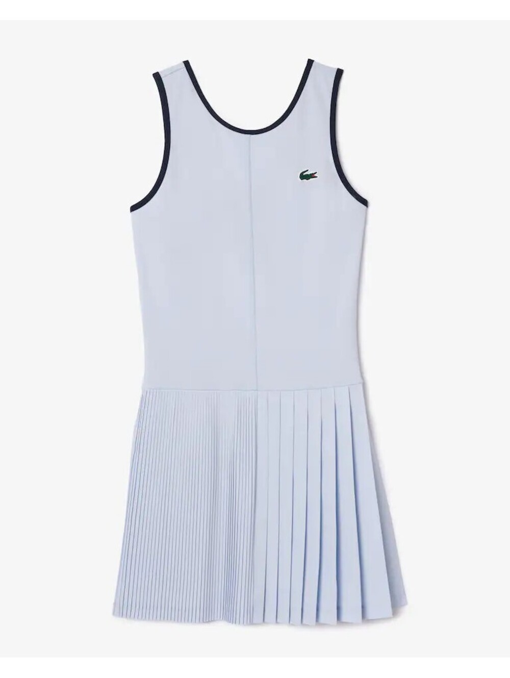 NWT Lacoste Tennis Ultra-Dry stretch 8 Dress Light Blue Periwinkle No Short #677